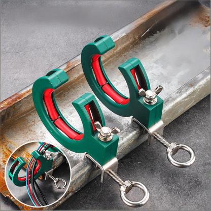 65mm Heavy-Duty Nylon Roller for Bridge Cable Pulling - Tool-Free, 360° Adjustable, Anti-Slip Design (Standard & Upgraded Versions)