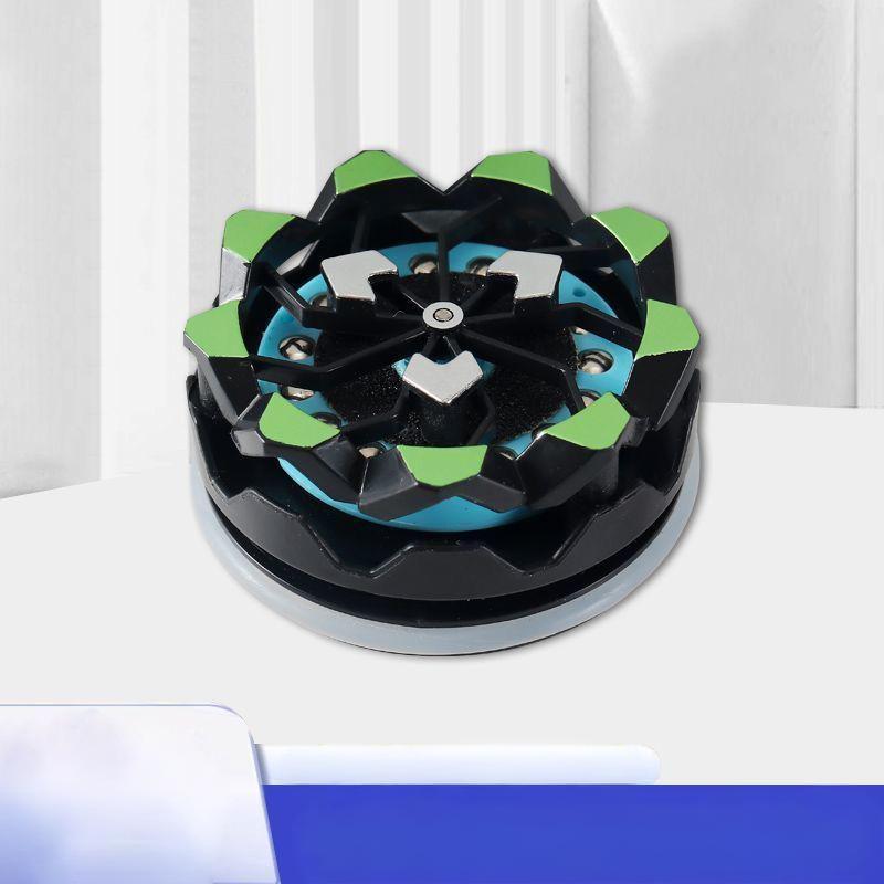 Handheld spinning firework top