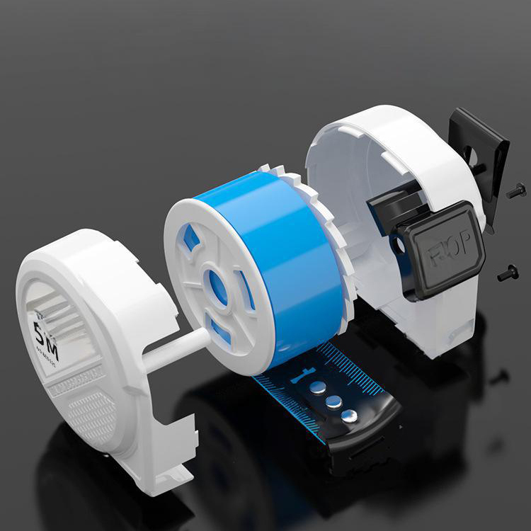 Blue Light Self-Locking Tape Measure 3m/5m/7.5m/10m - High Precision, Wear-Resistant Fluorescent Steel Ruler