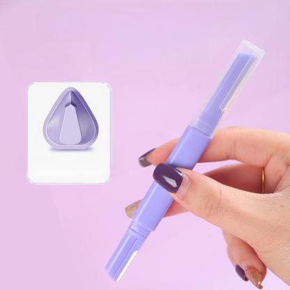 Dual-End Eyebrow Razor with Safety Guard - Precision & Painless Hair Removal
