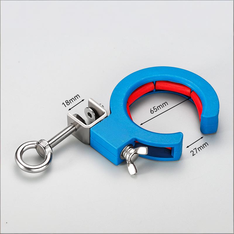 65mm Heavy-Duty Nylon Roller for Bridge Cable Pulling - Tool-Free, 360° Adjustable, Anti-Slip Design (Standard & Upgraded Versions)