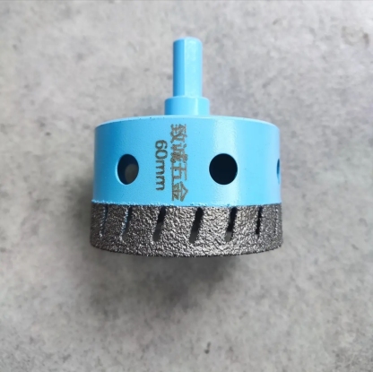 Angle Grinder Dry Drill Hole Cutter - Diamond Grit, No Water Needed, for Tile, Porcelain, Marble, Granite & Glass