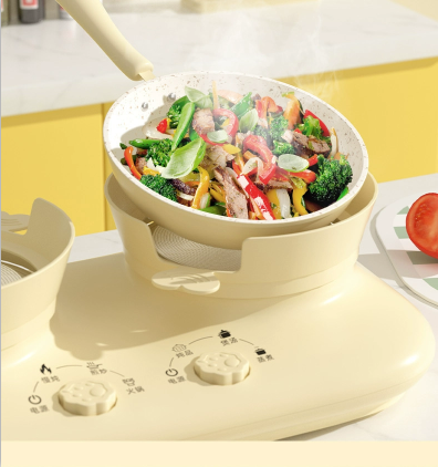 Mini kitchen, complete set, can actually cook meals.