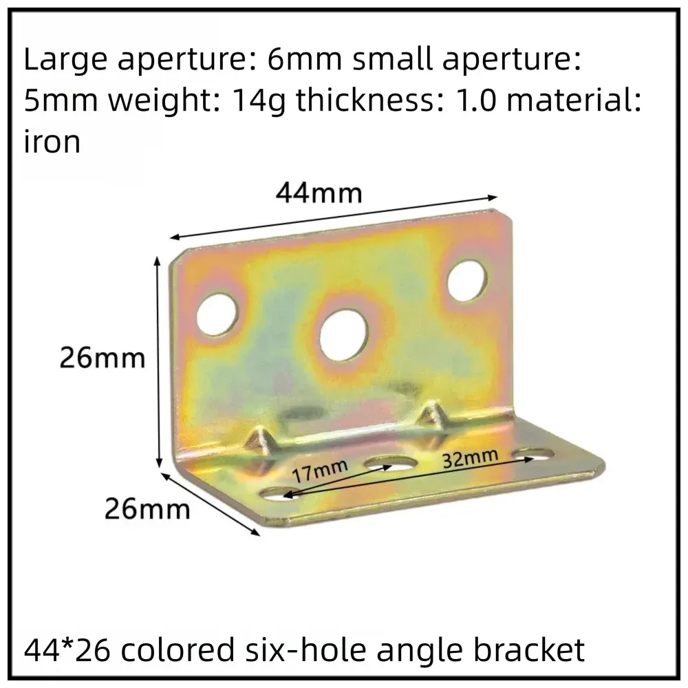 Stainless Steel Corner Bracket, 90-Degree Right Angle Connector, Reinforced L-Shaped Metal Corner Fixing Brace