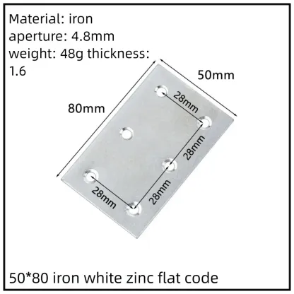 Stainless Steel Corner Bracket, 90-Degree Right Angle Connector, Reinforced L-Shaped Metal Corner Fixing Brace