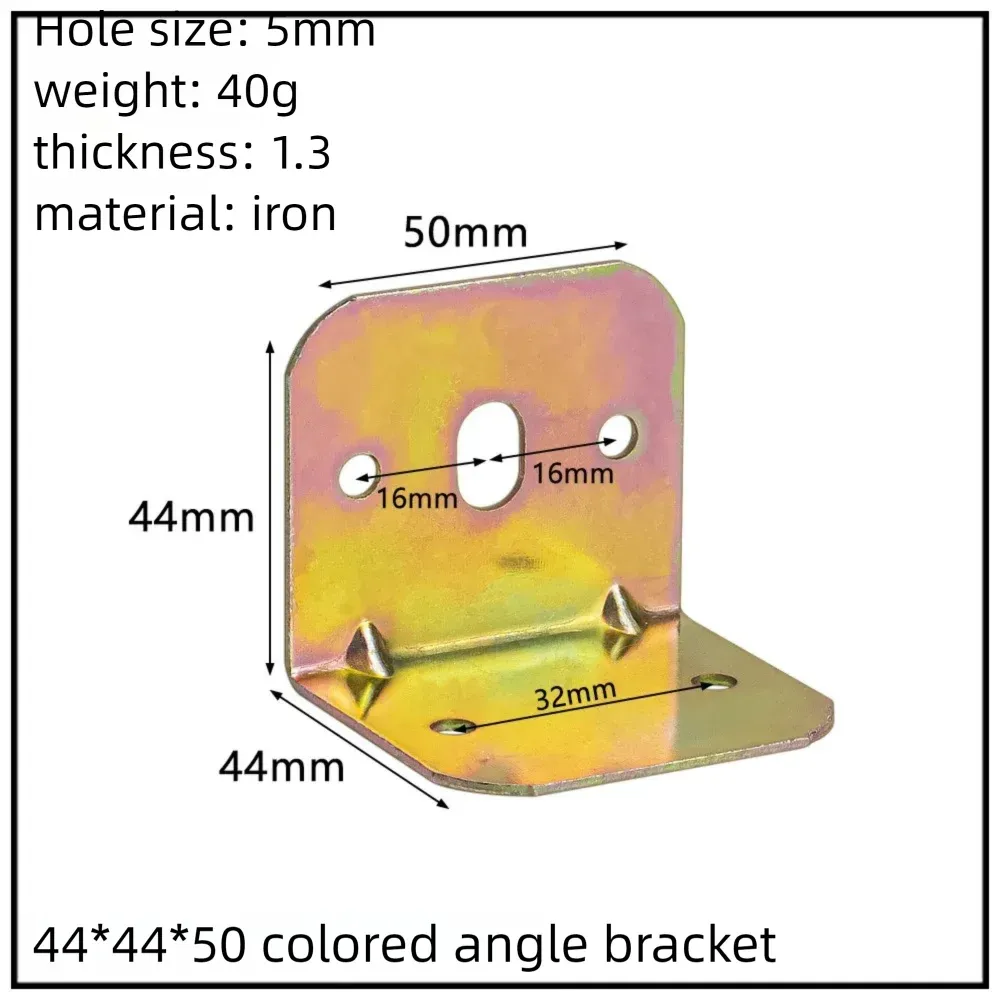 Stainless Steel Corner Bracket, 90-Degree Right Angle Connector, Reinforced L-Shaped Metal Corner Fixing Brace