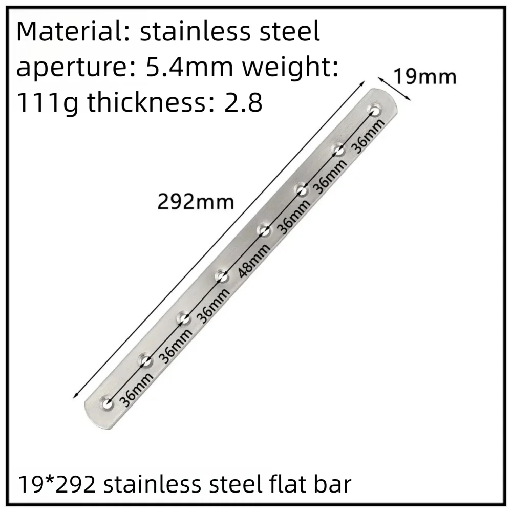 Stainless Steel Corner Bracket, 90-Degree Right Angle Connector, Reinforced L-Shaped Metal Corner Fixing Brace