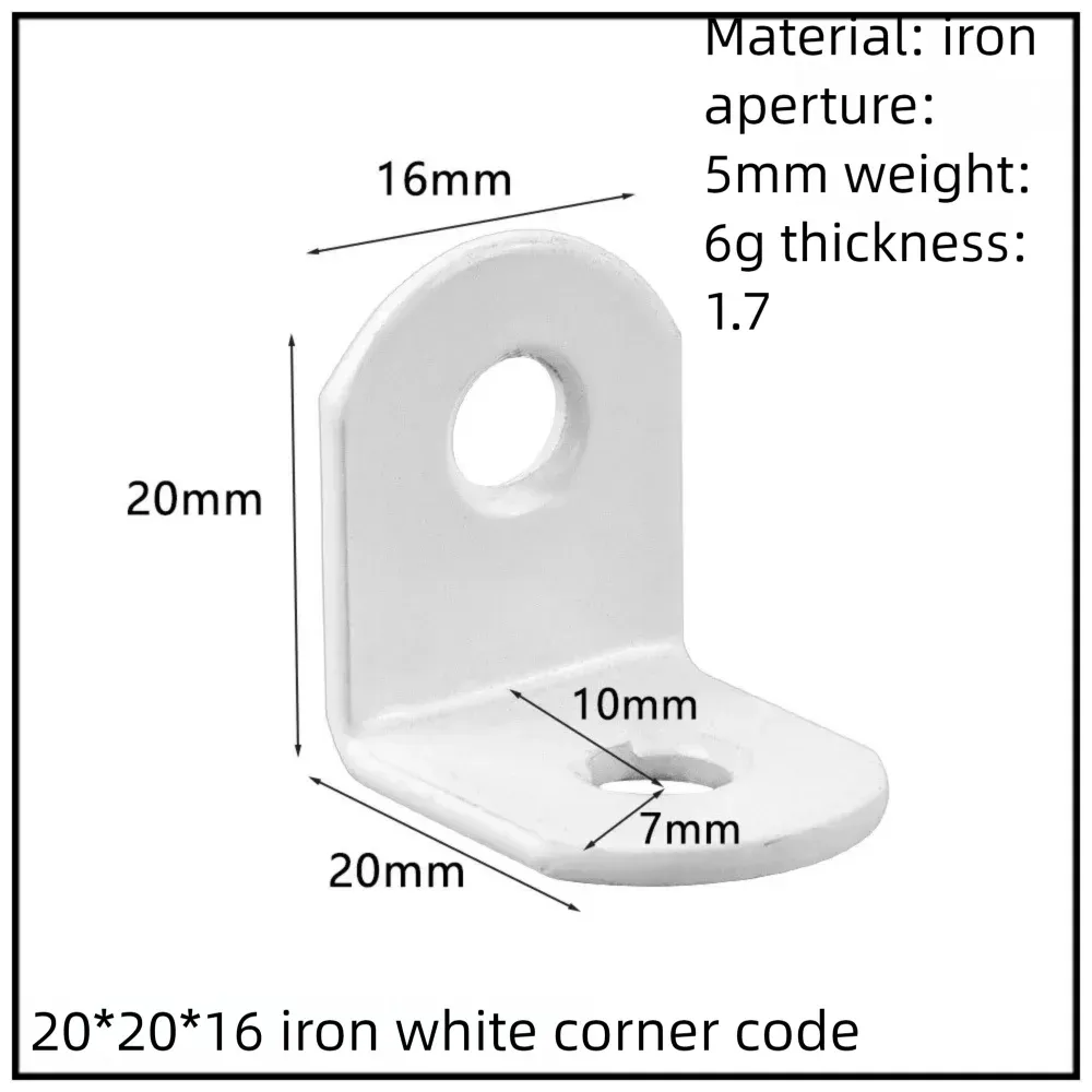 Stainless Steel Corner Bracket, 90-Degree Right Angle Connector, Reinforced L-Shaped Metal Corner Fixing Brace