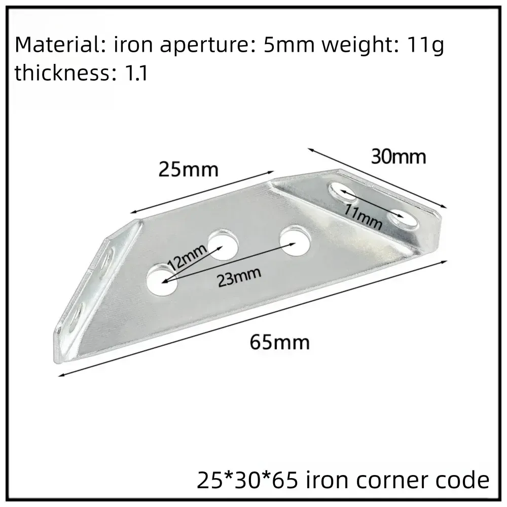 Stainless Steel Corner Bracket, 90-Degree Right Angle Connector, Reinforced L-Shaped Metal Corner Fixing Brace