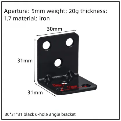 Stainless Steel Corner Bracket, 90-Degree Right Angle Connector, Reinforced L-Shaped Metal Corner Fixing Brace