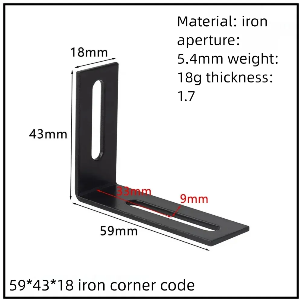 Stainless Steel Corner Bracket, 90-Degree Right Angle Connector, Reinforced L-Shaped Metal Corner Fixing Brace