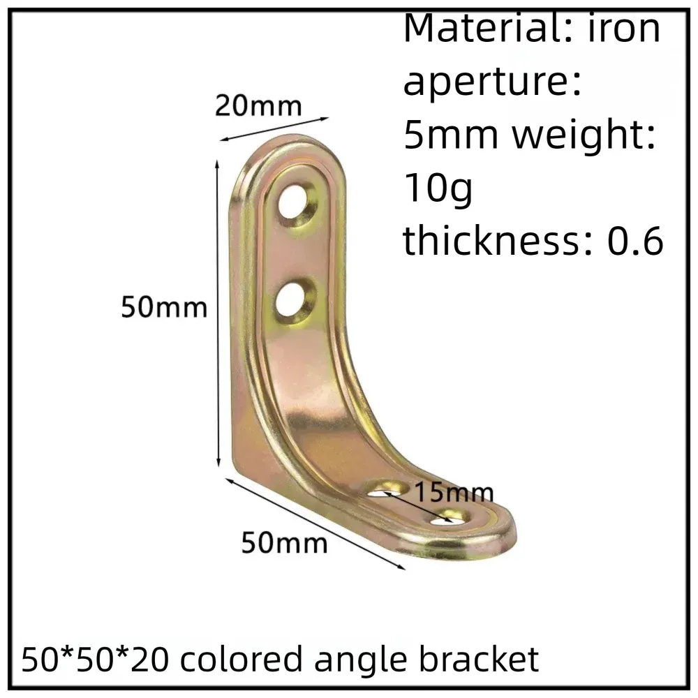Stainless Steel Corner Bracket, 90-Degree Right Angle Connector, Reinforced L-Shaped Metal Corner Fixing Brace