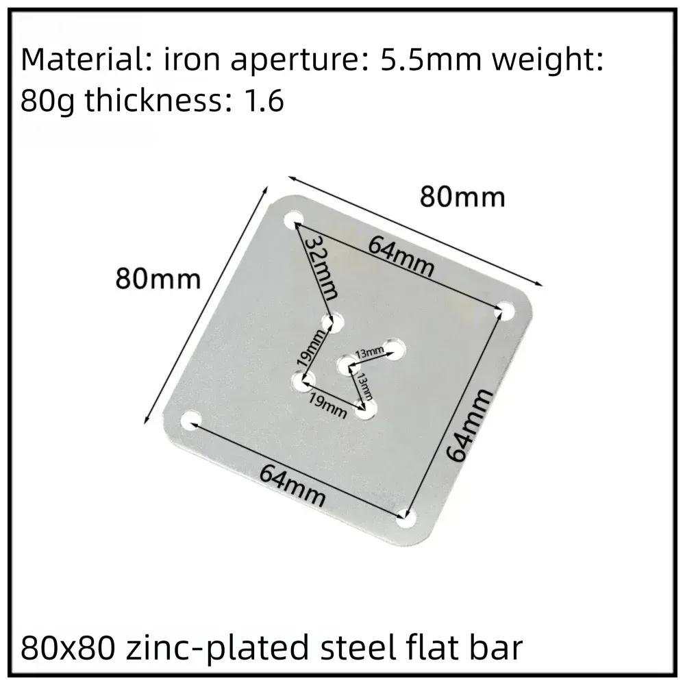 Stainless Steel Corner Bracket, 90-Degree Right Angle Connector, Reinforced L-Shaped Metal Corner Fixing Brace