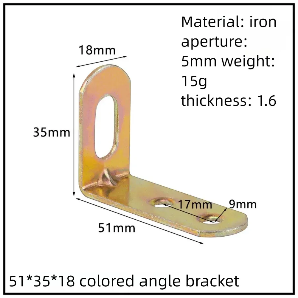 Stainless Steel Corner Bracket, 90-Degree Right Angle Connector, Reinforced L-Shaped Metal Corner Fixing Brace