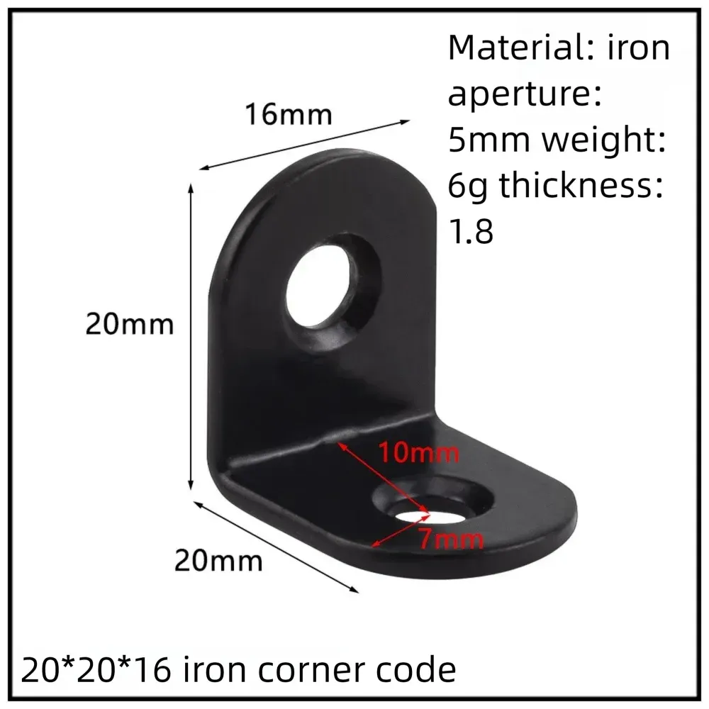Stainless Steel Corner Bracket, 90-Degree Right Angle Connector, Reinforced L-Shaped Metal Corner Fixing Brace