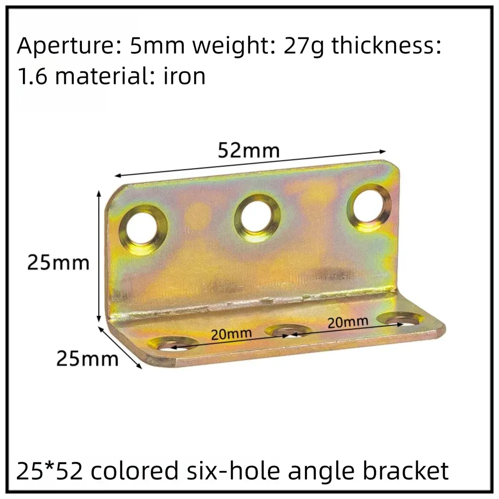 Stainless Steel Corner Bracket, 90-Degree Right Angle Connector, Reinforced L-Shaped Metal Corner Fixing Brace