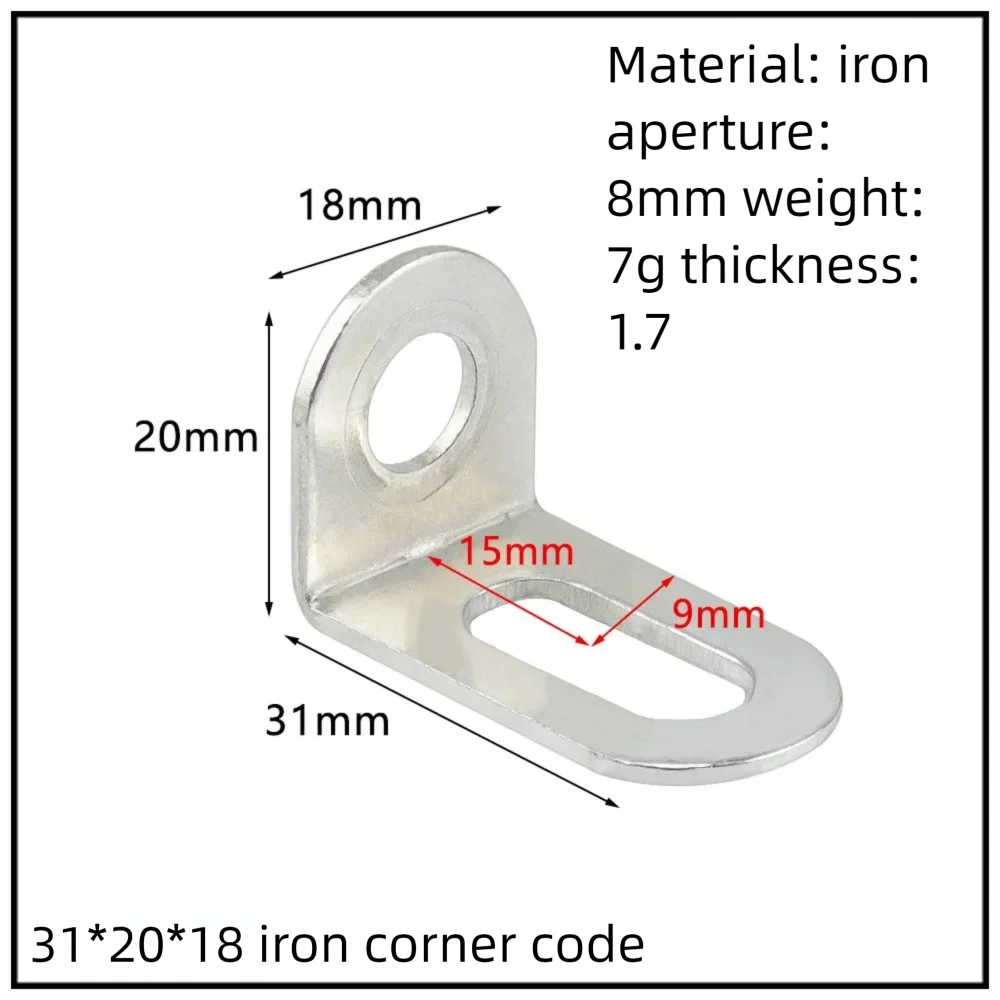 Stainless Steel Corner Bracket, 90-Degree Right Angle Connector, Reinforced L-Shaped Metal Corner Fixing Brace
