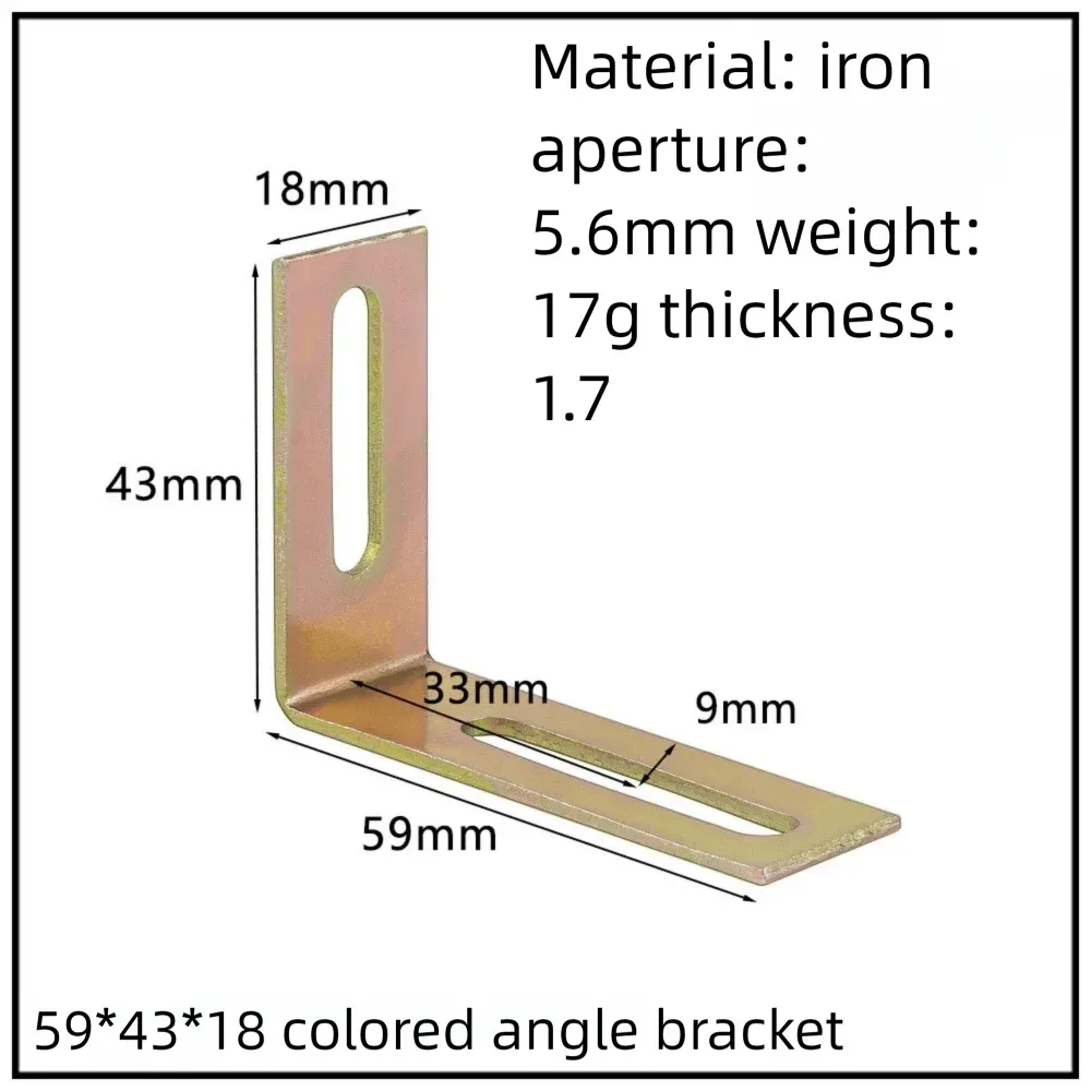 Stainless Steel Corner Bracket, 90-Degree Right Angle Connector, Reinforced L-Shaped Metal Corner Fixing Brace