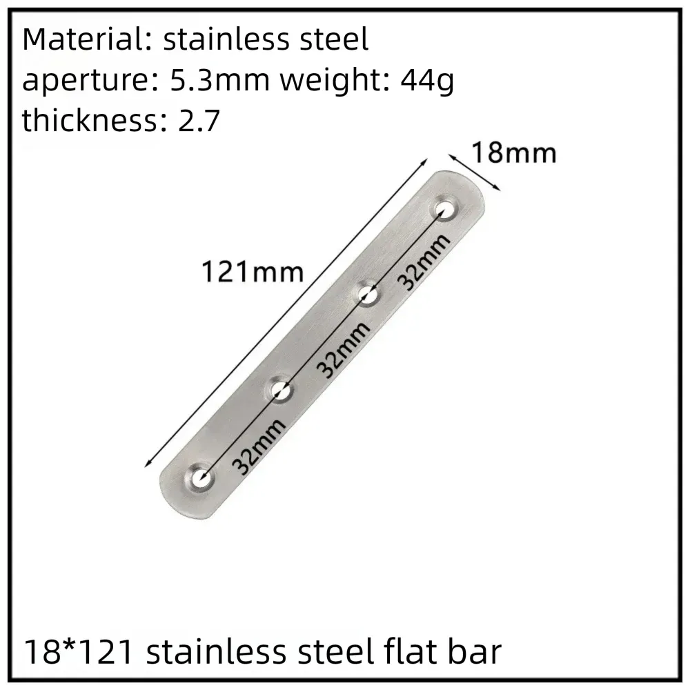 Stainless Steel Corner Bracket, 90-Degree Right Angle Connector, Reinforced L-Shaped Metal Corner Fixing Brace