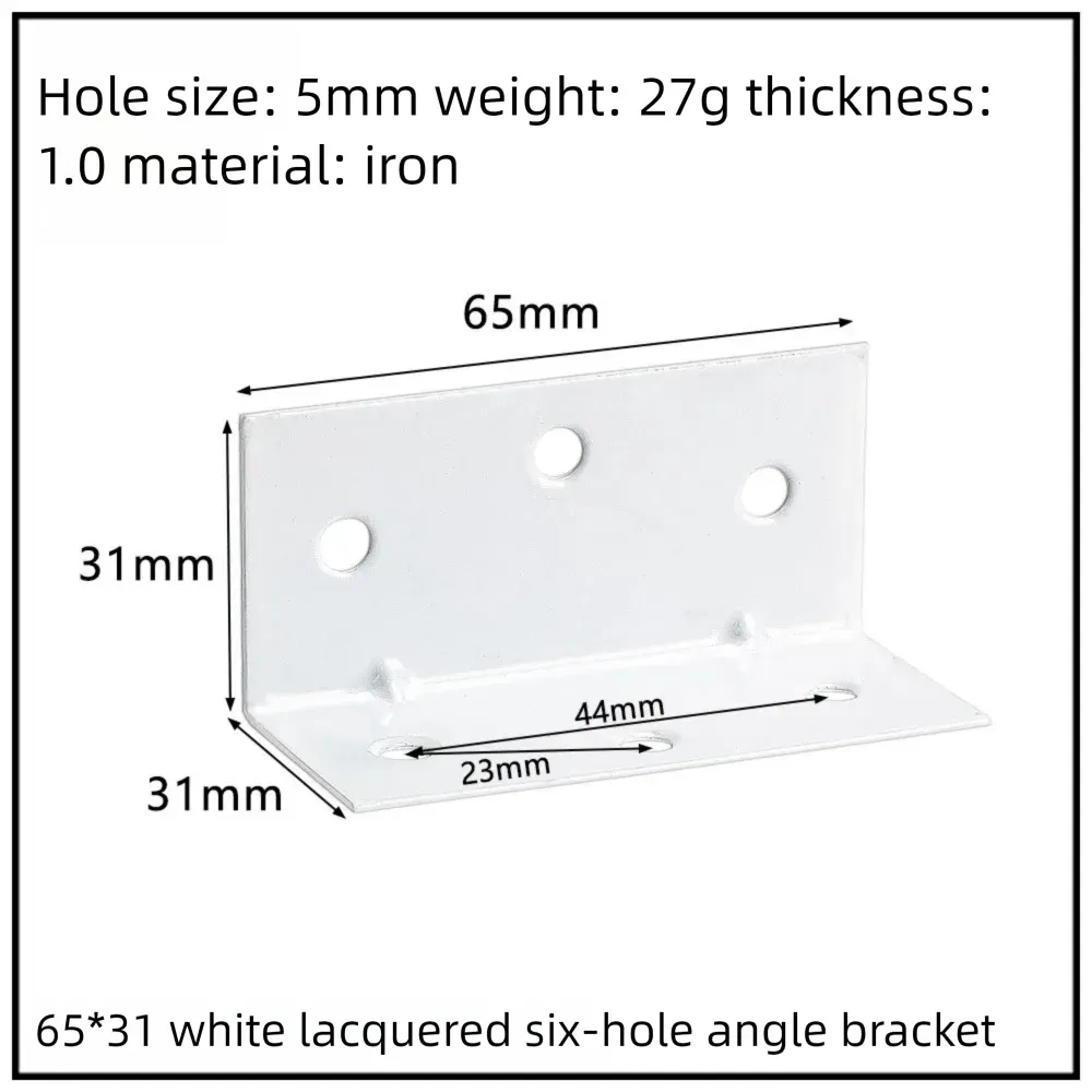 Stainless Steel Corner Bracket, 90-Degree Right Angle Connector, Reinforced L-Shaped Metal Corner Fixing Brace