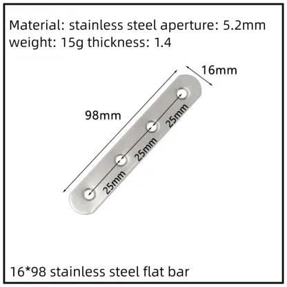 Stainless Steel Corner Bracket, 90-Degree Right Angle Connector, Reinforced L-Shaped Metal Corner Fixing Brace