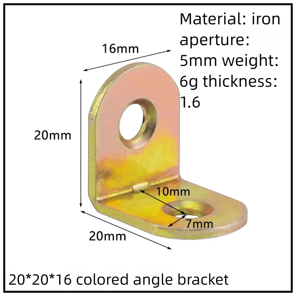 Stainless Steel Corner Bracket, 90-Degree Right Angle Connector, Reinforced L-Shaped Metal Corner Fixing Brace