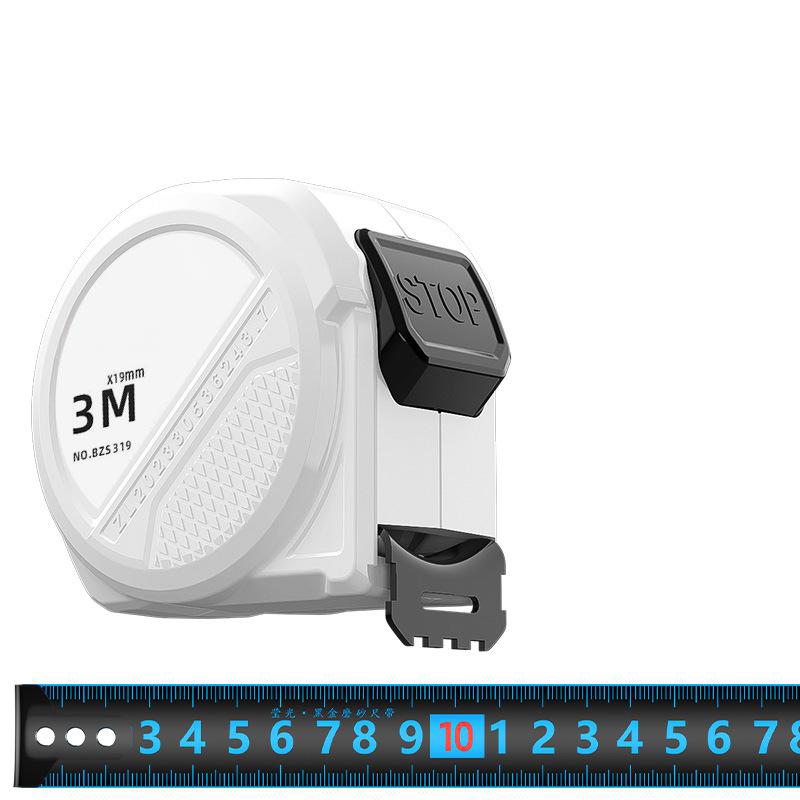 Blue Light Self-Locking Tape Measure 3m/5m/7.5m/10m - High Precision, Wear-Resistant Fluorescent Steel Ruler