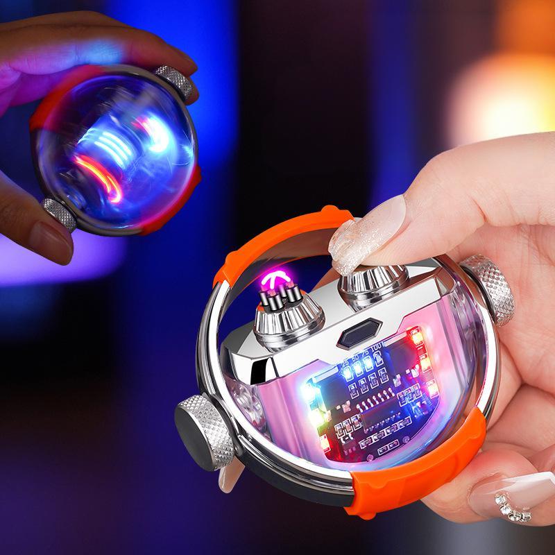 NexTorch Fusion: Windproof Arc Lighter, LED Flashlight, and Decompression Fidget Spinner