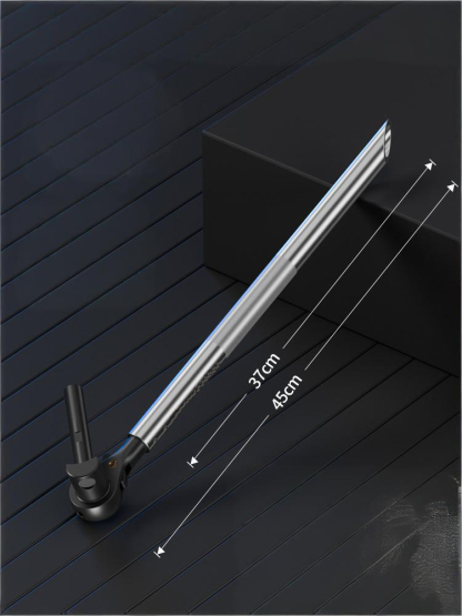 Heavy-Duty Ratcheting Tie-Down Wrench – Extended Multi-Function Pry Bar, Chromium Vanadium Steel Forging, Bidirectional Rapid & Effort-Saving