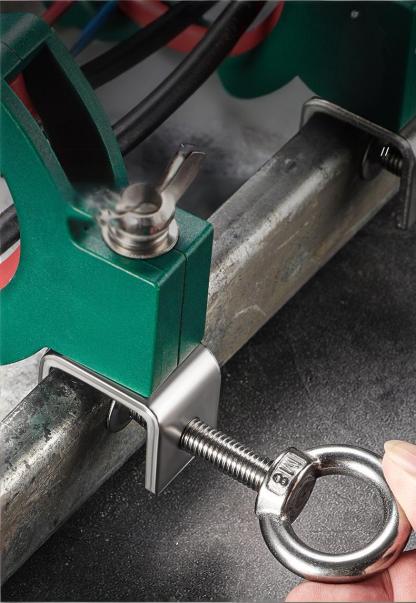 65mm Heavy-Duty Nylon Roller for Bridge Cable Pulling - Tool-Free, 360° Adjustable, Anti-Slip Design (Standard & Upgraded Versions)