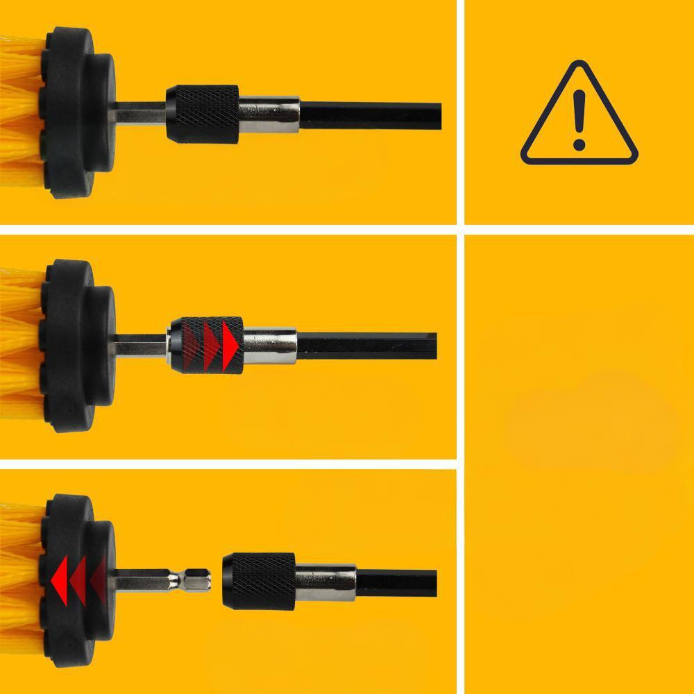 Drill Brush Power Scrubber Kit - Clean Kitchen, Bathroom, Car & More!