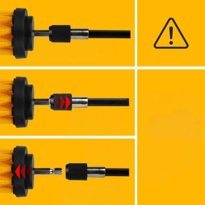 Drill Brush Power Scrubber Kit - Clean Kitchen, Bathroom, Car & More!