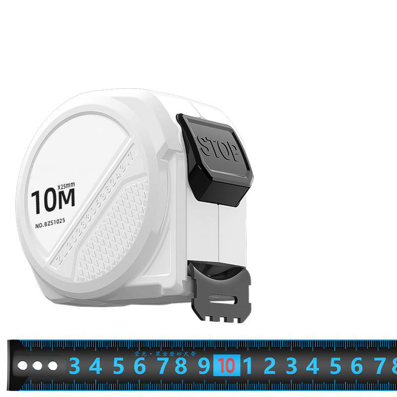 Blue Light Self-Locking Tape Measure 3m/5m/7.5m/10m - High Precision, Wear-Resistant Fluorescent Steel Ruler