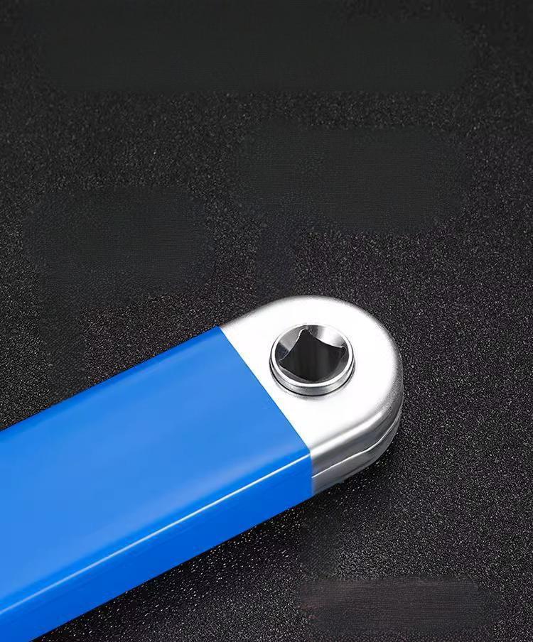 Dual-Head Ratcheting Extension Wrench – Adjustable Metal Universal Wrench for Tight Spaces with 2-Way Ratchet & 4 Adapters