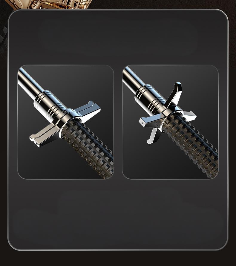 Tactical Retractable Baton with Auto-Lock - Ultimate Self Defense for Women & Emergency Escape Tool for Car