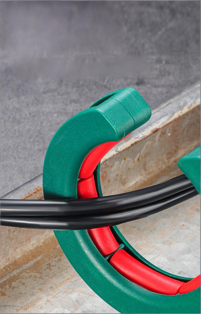 65mm Heavy-Duty Nylon Roller for Bridge Cable Pulling - Tool-Free, 360° Adjustable, Anti-Slip Design (Standard & Upgraded Versions)