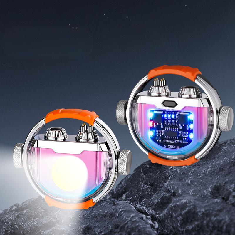 NexTorch Fusion: Windproof Arc Lighter, LED Flashlight, and Decompression Fidget Spinner