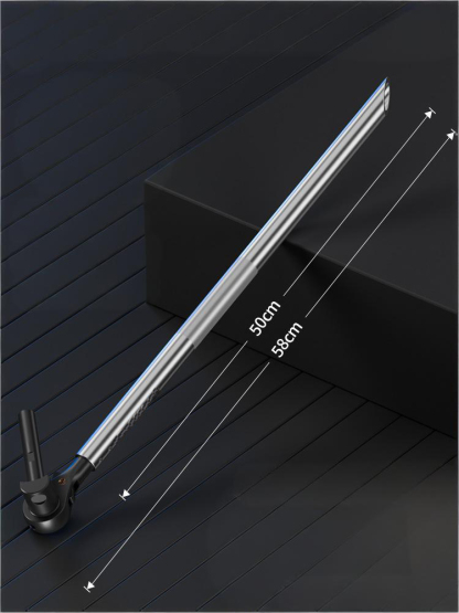 Heavy-Duty Ratcheting Tie-Down Wrench – Extended Multi-Function Pry Bar, Chromium Vanadium Steel Forging, Bidirectional Rapid & Effort-Saving