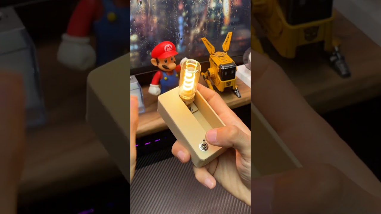 Creative Magnetic Night Light - Versatile Desk Decor, Bedroom Ambient Lighting, and Outdoor Camping Companion with Stress-Relief Feature