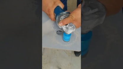 Angle Grinder Dry Drill Hole Cutter - Diamond Grit, No Water Needed, for Tile, Porcelain, Marble, Granite & Glass