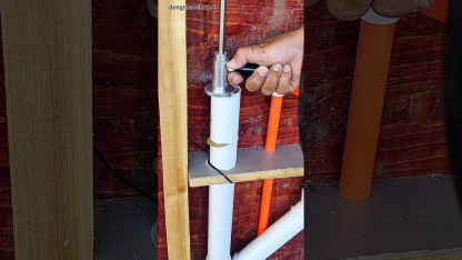 Professional PVC Pipe Cutter with Scale - Adjustable Cutting Length, Upgraded Ergonomic Handle, Drill-Compatible for Effortless Multi-Material Cutting