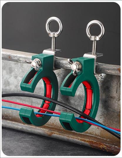 65mm Heavy-Duty Nylon Roller for Bridge Cable Pulling - Tool-Free, 360° Adjustable, Anti-Slip Design (Standard & Upgraded Versions)