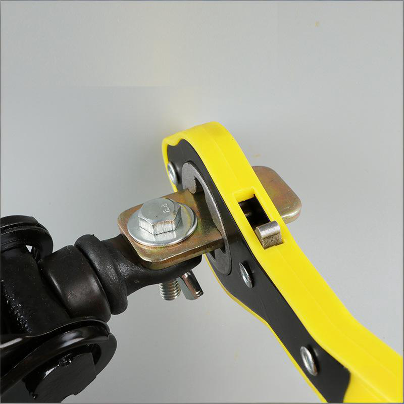 Universal 34CM Portable Car Jack Effort-Saving Wrench with Ratchet Handle - Tire Change Tool for Emergency Roadside Assistance