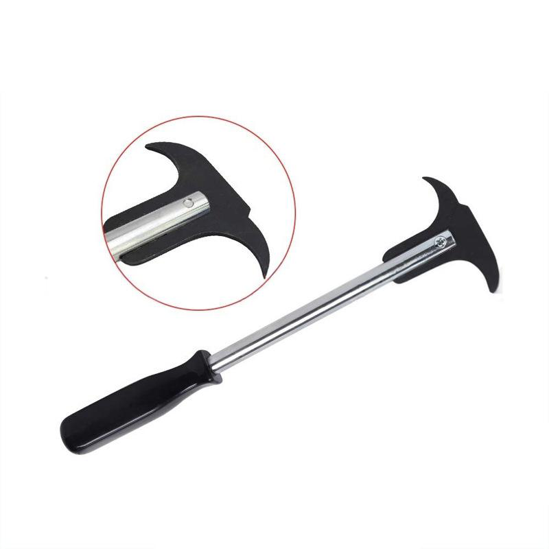 Professional Dual-End Oil Seal Puller - Chrome Molybdenum Steel Hook Tool with Ergonomic Handle for Automotive and Mechanical Maintenance