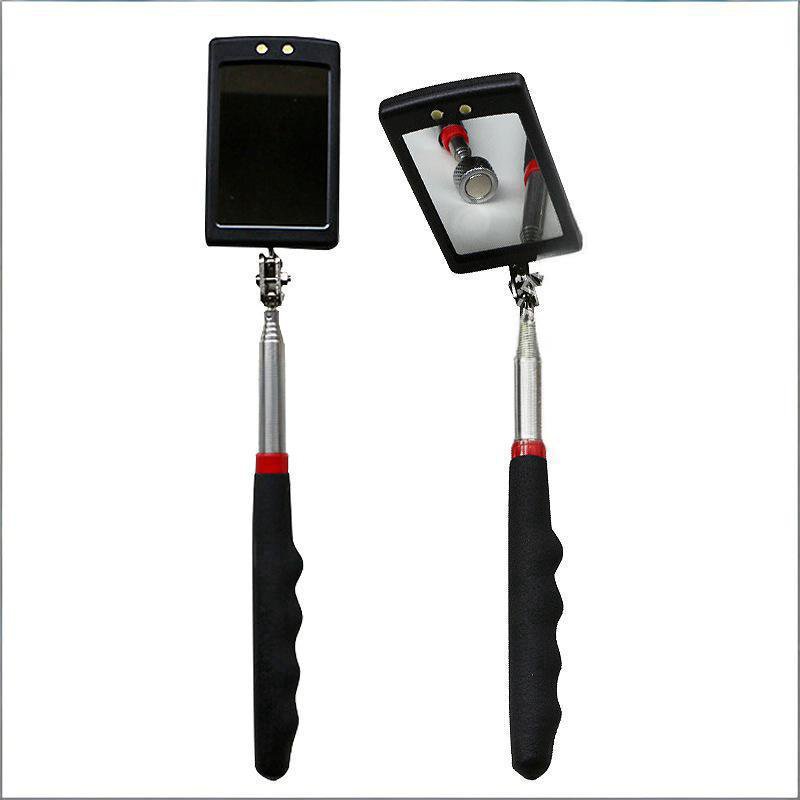 360° Adjustable Extendable Car Inspection Mirror with LED Light – Portable Engine & Undercarriage Inspection Tool for Vehicle & Mechanical Maintenance