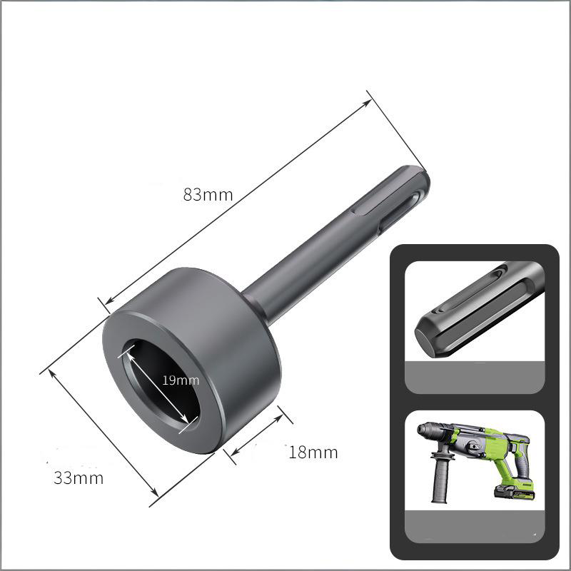 Demolition Hammer Chisel Points & Accessories - Square/Hex/Round Shank, Flat/Concave/Arc Head - for Duct Seaming, Pipe Crimping, Orchard Fencing, Flood Control Piling