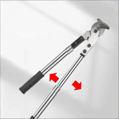 Industrial-Grade Beastsnips Pro - Heavy-Duty Telescopic Cable Cutter | Effortlessly Cuts Copper, Aluminum, Steel Wire Rope | Forged Cr-V Steel | HRC62+ Hardness