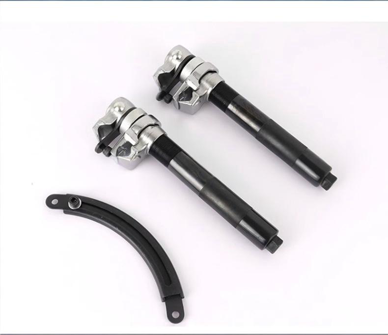 Heavy-Duty Industrial Coil Spring Compressor & Ball Joint Separator | Non-Removable Strut Spreader Tool for Shock Absorber, Control Arm, and Knuckle Removal