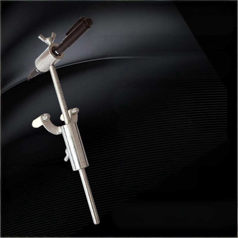 Industrial-Grade Adjustable Fender Line Marker with Scale Vernier - Heavy-Duty Auto Body Repair Tool for Wheel Arch & Panel Crease, Includes Paint Marker