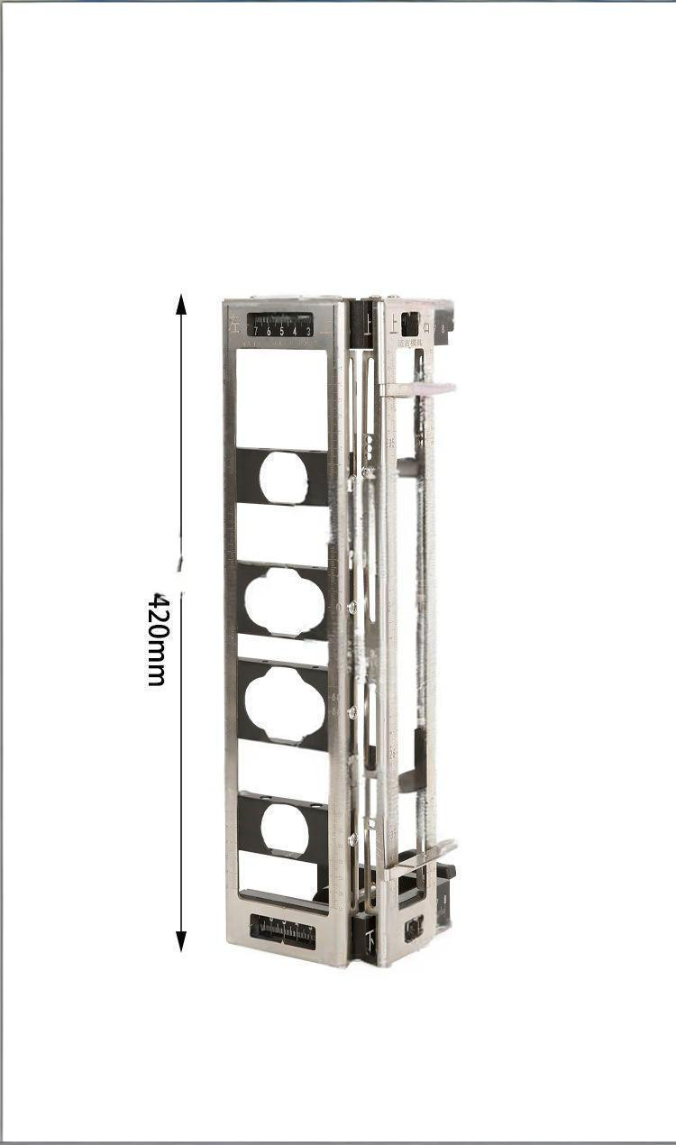 Professional Door Lock Installation Jig Kit - Precision Mortising Template for Wood Doors